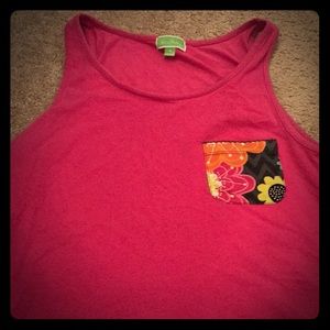 Vera Bradley pink tank!